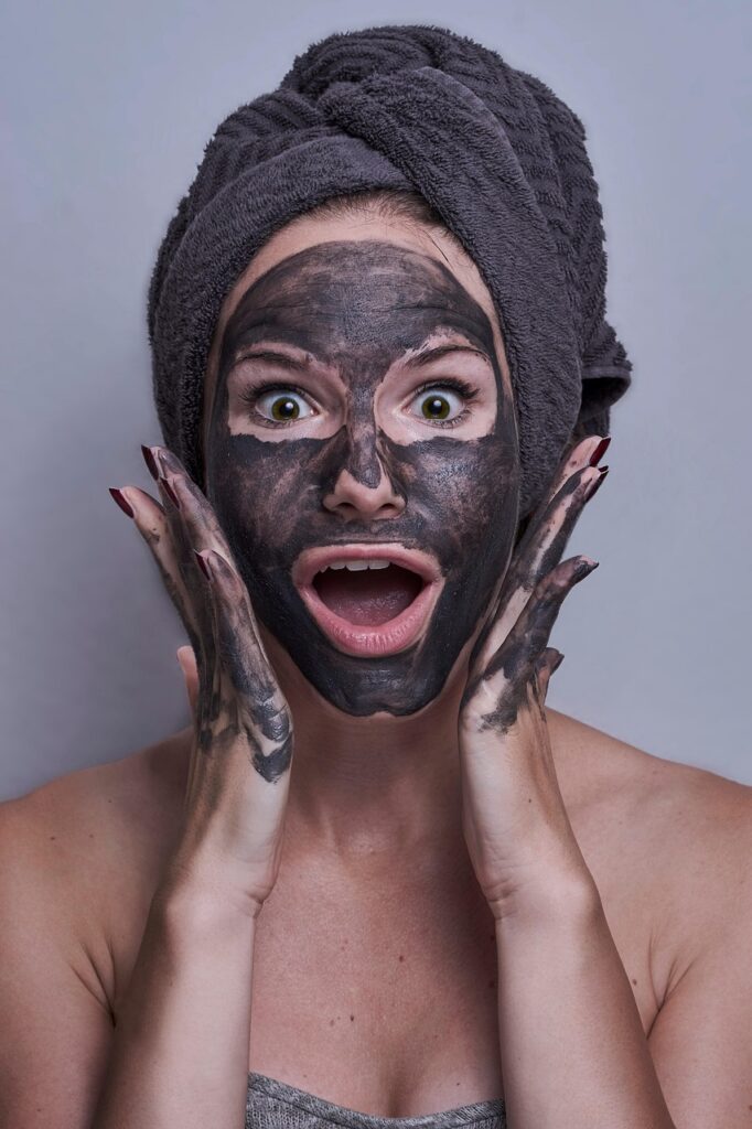 woman, portrait, face mask, scared, astonished, eyes, mask, female, face, beauty, beautiful, bath, cosmetics, maintenance, face mask, face mask, face mask, face mask, face mask, scared